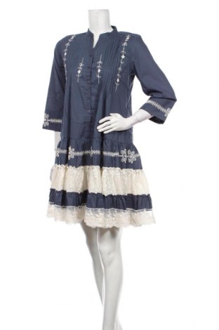 Šaty  HARMONYa CULTURE, Veľkosť S, Farba Modrá, Bavlna, Cena  97,06 €