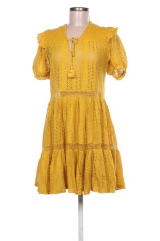 Šaty  Mango, Veľkosť S, Farba Žltá, 75% bavlna, 25% polyamide, Cena  30,62 €