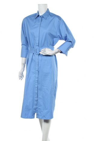Φόρεμα Zara, Μέγεθος M, Χρώμα Μπλέ, Βαμβάκι, Τιμή 43,92 €
