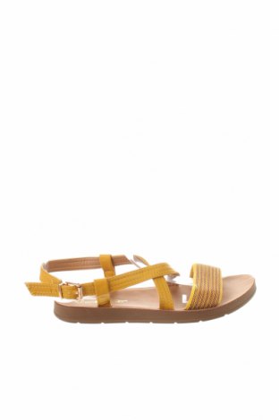 Sandalen, Größe 38, Farbe Gelb, Kunstleder, Preis 21,57 €