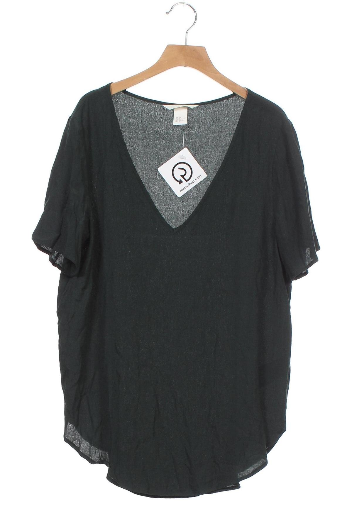 Damen Shirt H&M, Größe XS, Farbe Grün, Preis 18,09 €