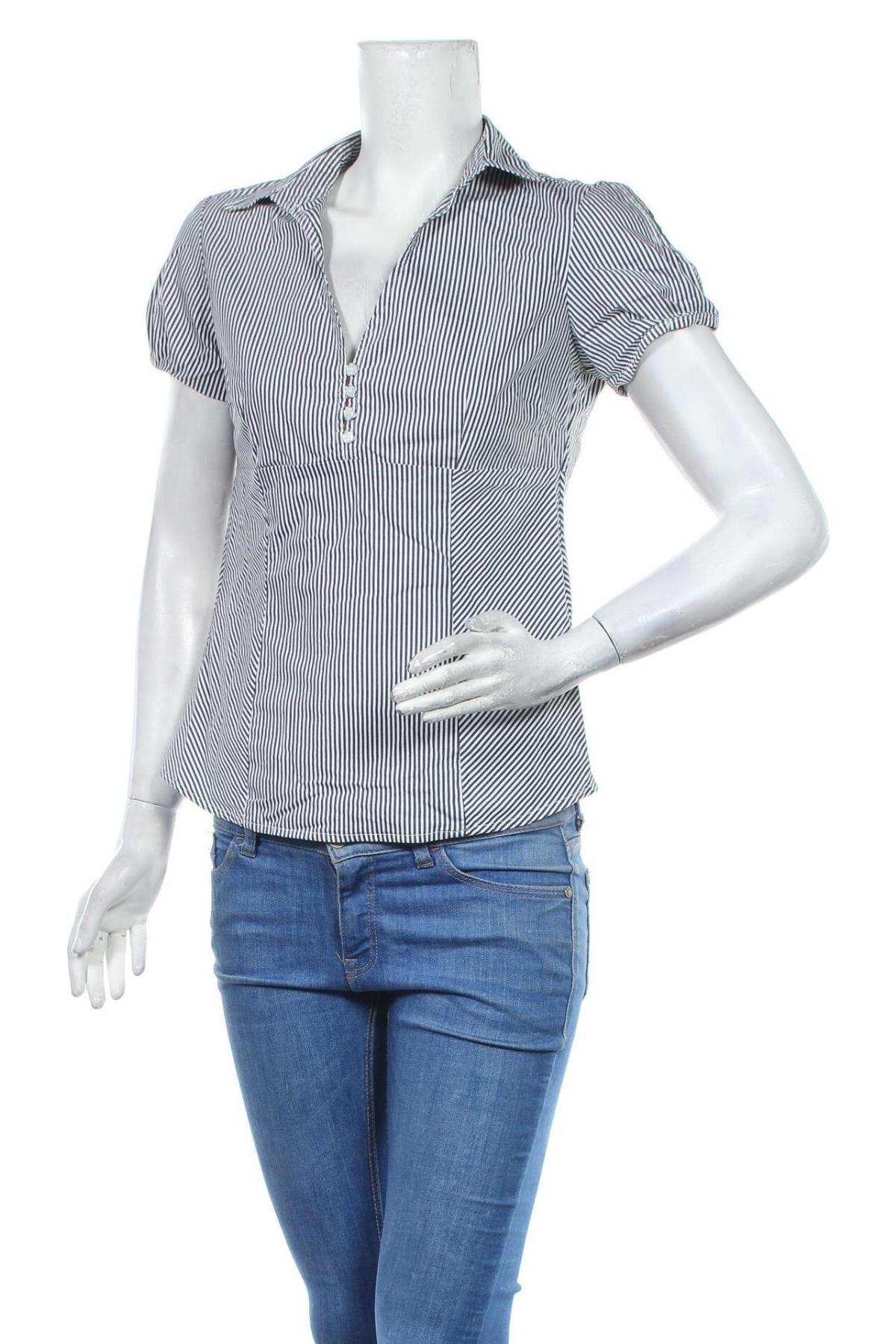 Γυναικεία μπλούζα Vero Moda, Μέγεθος M, Χρώμα Μπλέ, 50% βαμβάκι, 47% πολυεστέρας, 3% ελαστάνη, Τιμή 9,65 €