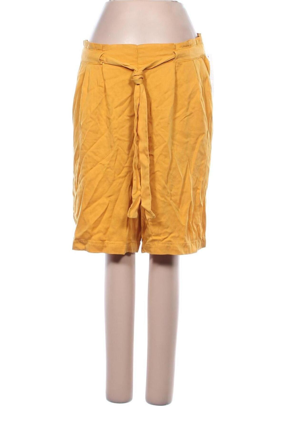 Γυναικείο κοντό παντελόνι Etam, Μέγεθος S, Χρώμα Κίτρινο, Lyocell, Τιμή 17,78 €