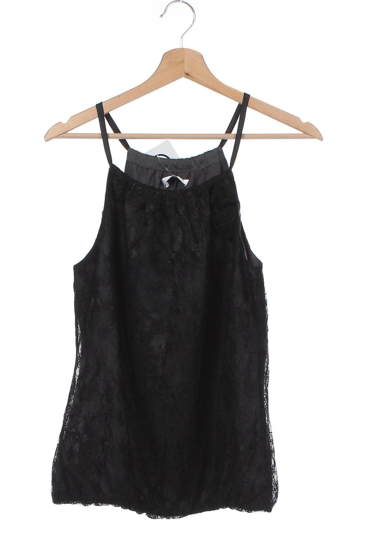 Γυναικείο αμάνικο μπλουζάκι Promod, Μέγεθος XS, Χρώμα Μαύρο, Τιμή 12,99 €