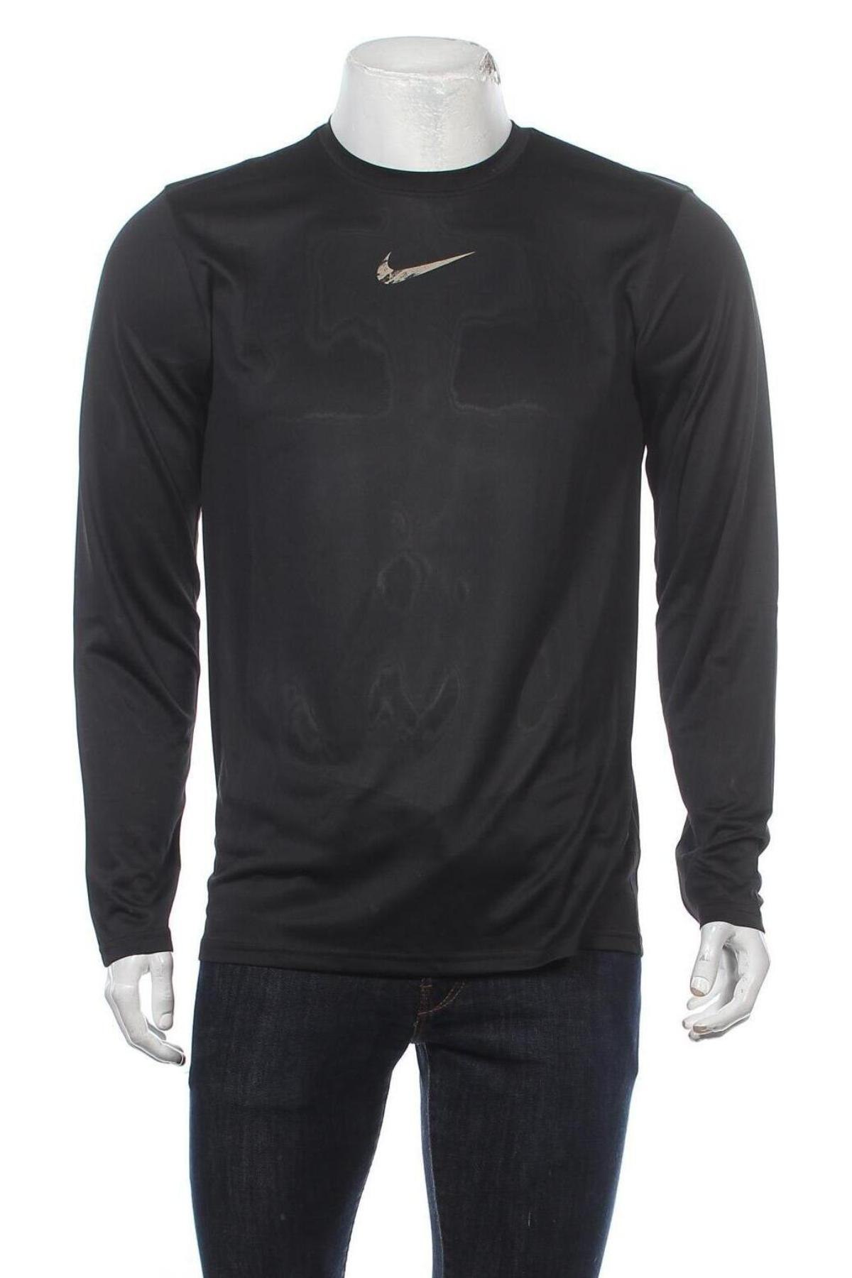 Мъжка блуза Nike, Размер M, Цвят Черен, Полиестер, Цена 74,25 лв.