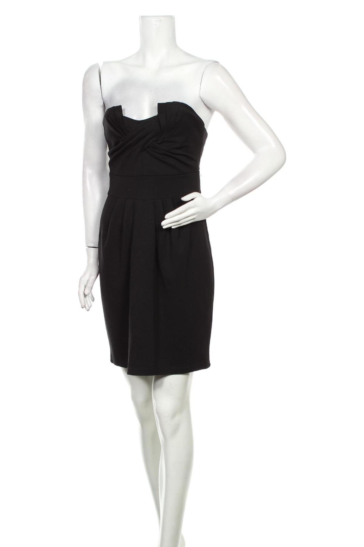 Φόρεμα Vila, Μέγεθος M, Χρώμα Μαύρο, 69% βισκόζη, 28% πολυεστέρας, 3% ελαστάνη, Τιμή 7,92 €