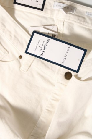 Pantaloni de velvet de femei Charter Club, Mărime S, Culoare Ecru, Preț 286,18 Lei