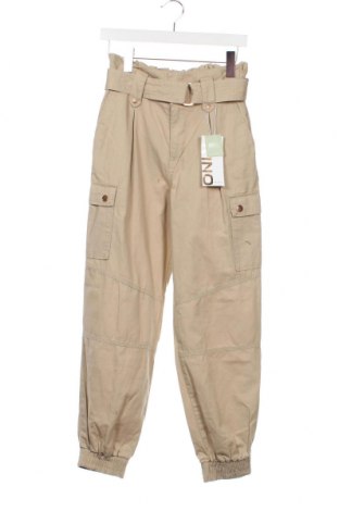 Дамски панталон ONLY, Размер XS, Цвят Бежов, Цена 54,00 лв.