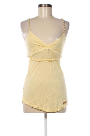 Γυναικείο αμάνικο μπλουζάκι Khujo, Μέγεθος S, Χρώμα Κίτρινο, Τιμή 1,79 €