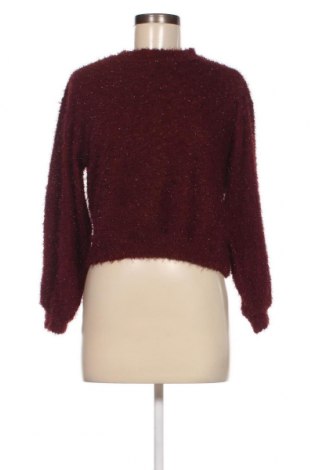 Дамски пуловер Bershka, Размер XS, Цвят Червен, Цена 4,93 лв.