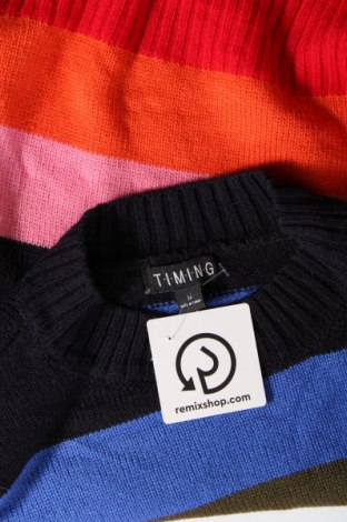 Γυναικείο πουλόβερ Timing, Μέγεθος M, Χρώμα Πολύχρωμο, Τιμή 17,94 €