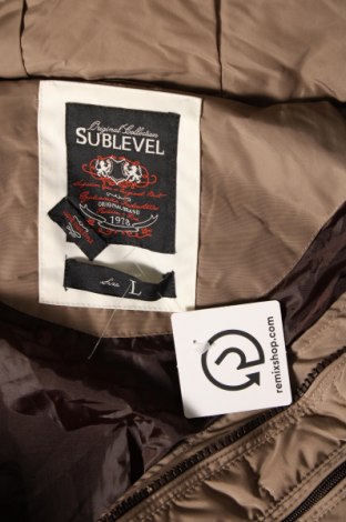 Γυναικείο μπουφάν Sublevel, Μέγεθος L, Χρώμα  Μπέζ, Τιμή 15,79 €