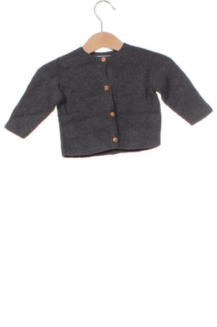 Pulover cu nasturi pentru copii Zara, Mărime 2-3m/ 56-62 cm, Culoare Gri, Preț 26,32 Lei