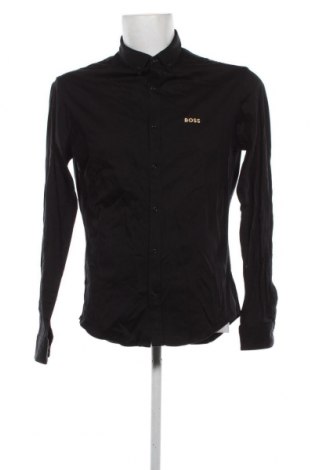 Мъжка риза Hugo Boss, Размер M, Цвят Черен, Цена 89,55 лв.