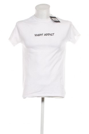 Мъжка тениска NIGHT ADDICT, Размер XS, Цвят Бял, Цена 14,50 лв.