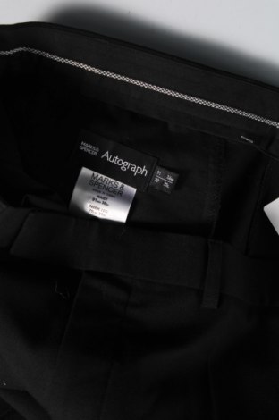 Ανδρικό παντελόνι Marks & Spencer Autograph, Μέγεθος L, Χρώμα Μαύρο, Τιμή 27,22 €