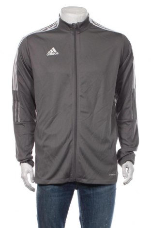 Herren Sportoberteil Adidas, Größe L, Farbe Grau, Preis 82,99 €