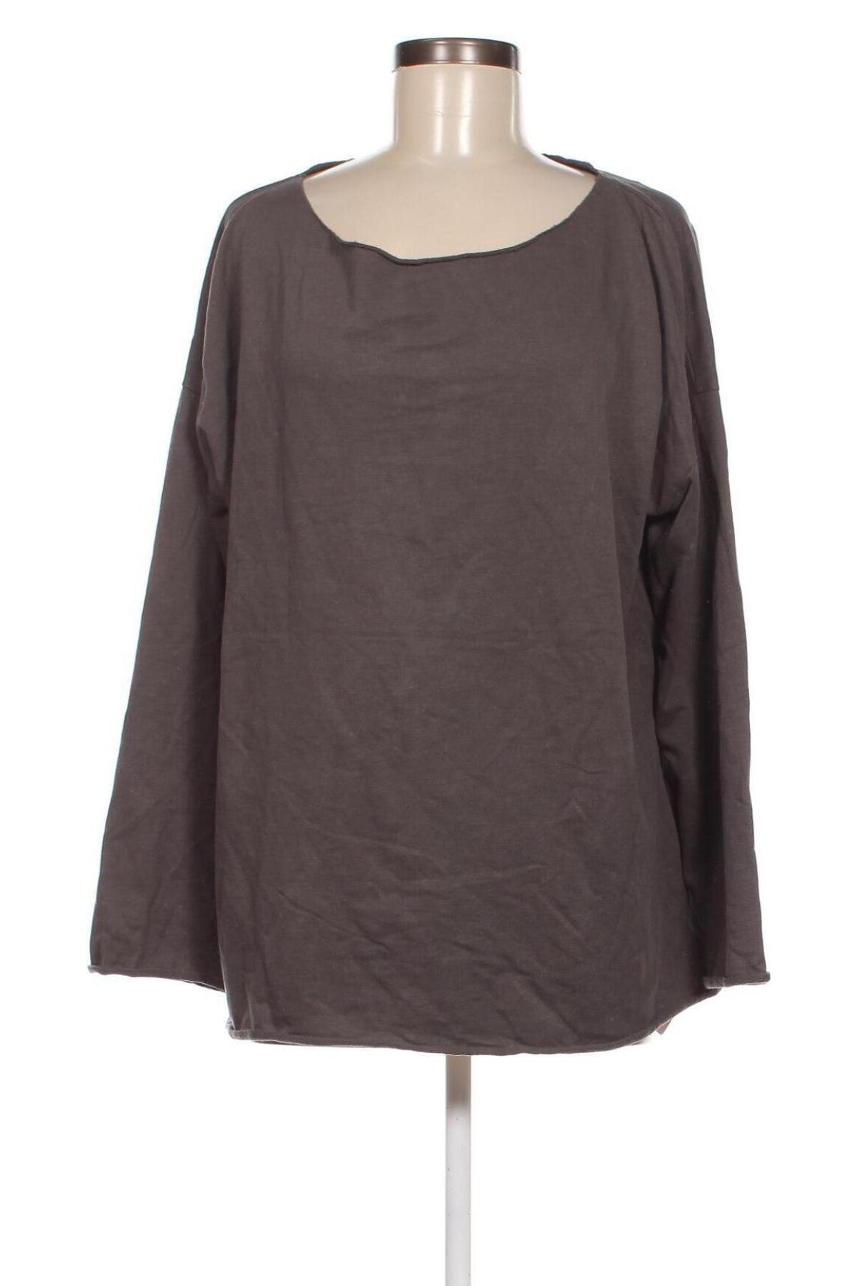 Γυναικεία μπλούζα Juvia, Μέγεθος XL, Χρώμα Γκρί, Τιμή 5,26 €