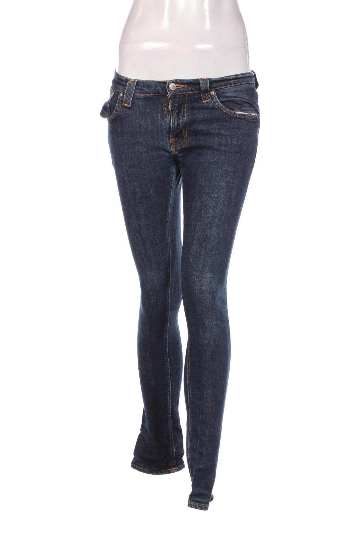 Дамски дънки Nudie Jeans Co, Размер S, Цвят Син, Цена 6,48 лв.