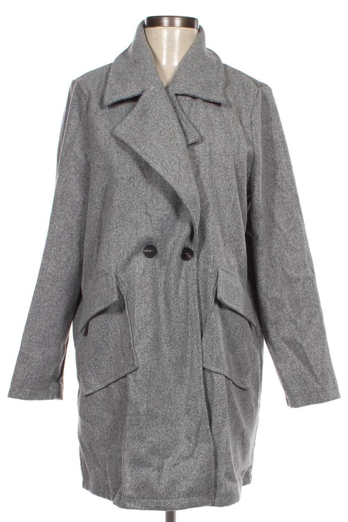 Dámsky kabát  SHEIN, Veľkosť S, Farba Sivá, Cena  6,90 €