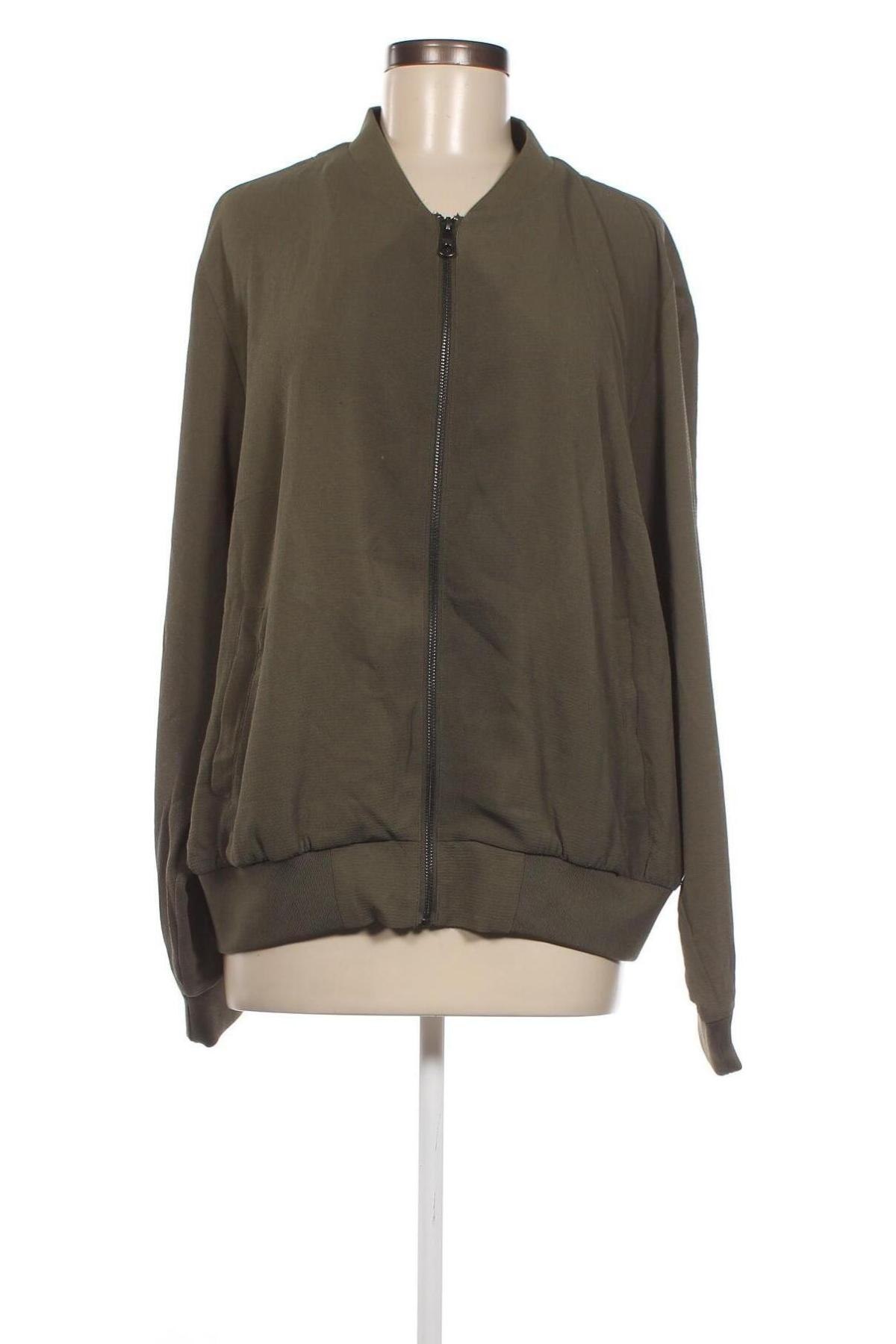 Γυναικείο μπουφάν ONLY Carmakoma, Μέγεθος XL, Χρώμα Πράσινο, Τιμή 9,30 €