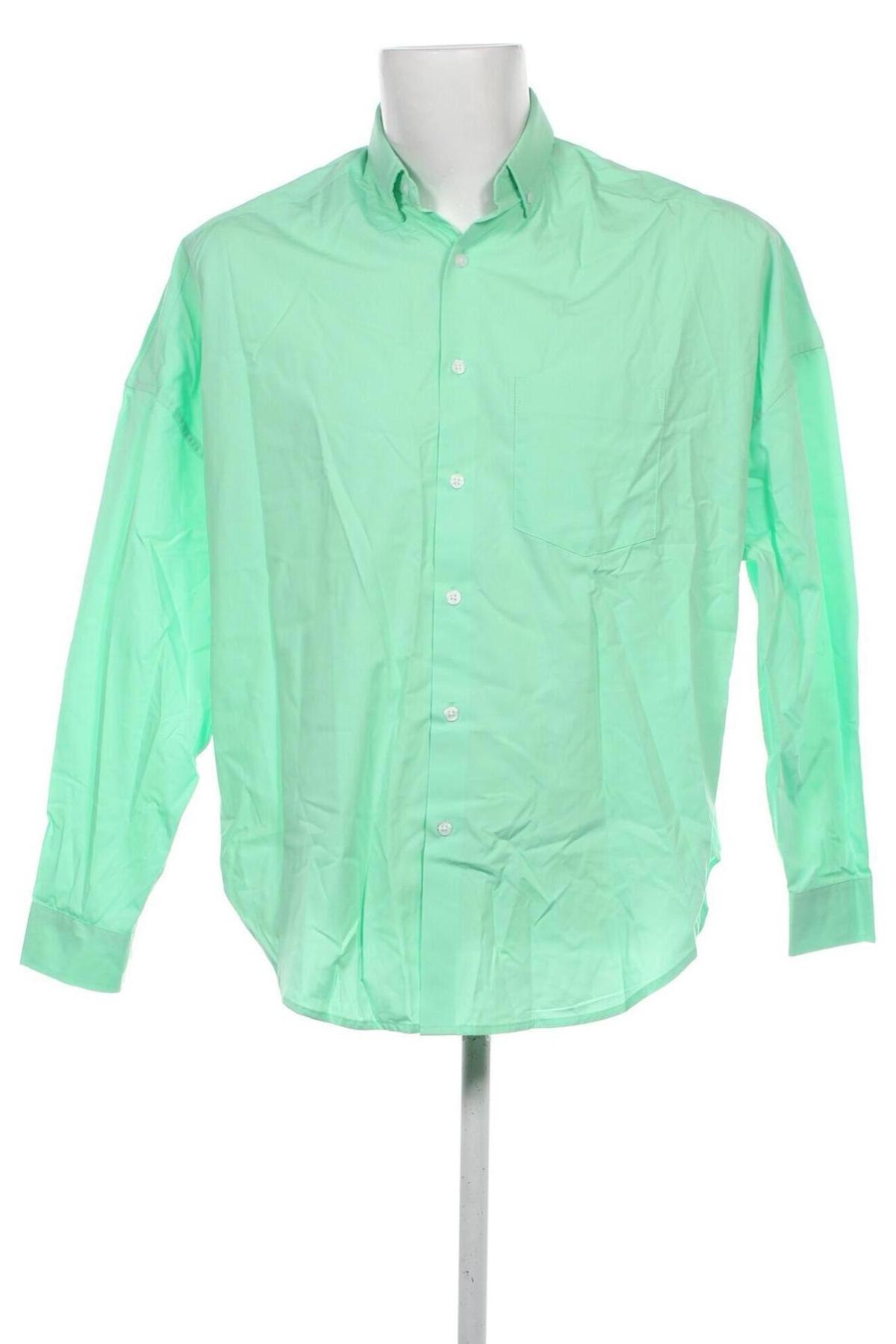 Ανδρικό πουκάμισο ASOS, Μέγεθος XXS, Χρώμα Πράσινο, Τιμή 37,11 €