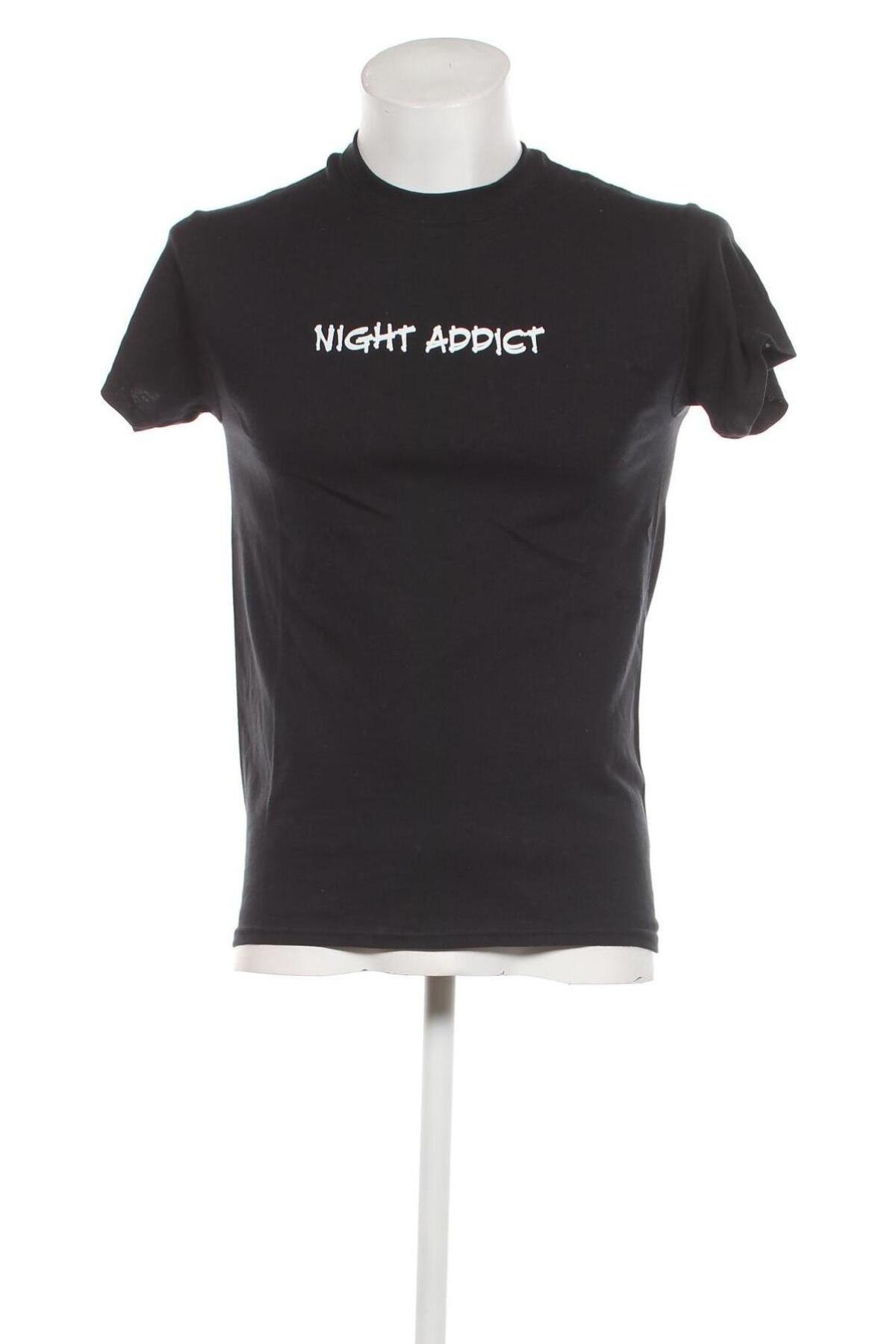 Мъжка тениска NIGHT ADDICT, Размер XS, Цвят Черен, Цена 12,47 лв.
