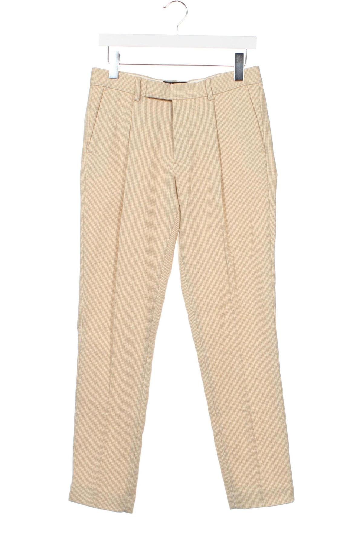 Pantaloni de bărbați ASOS, Mărime S, Culoare Bej, Preț 286,18 Lei