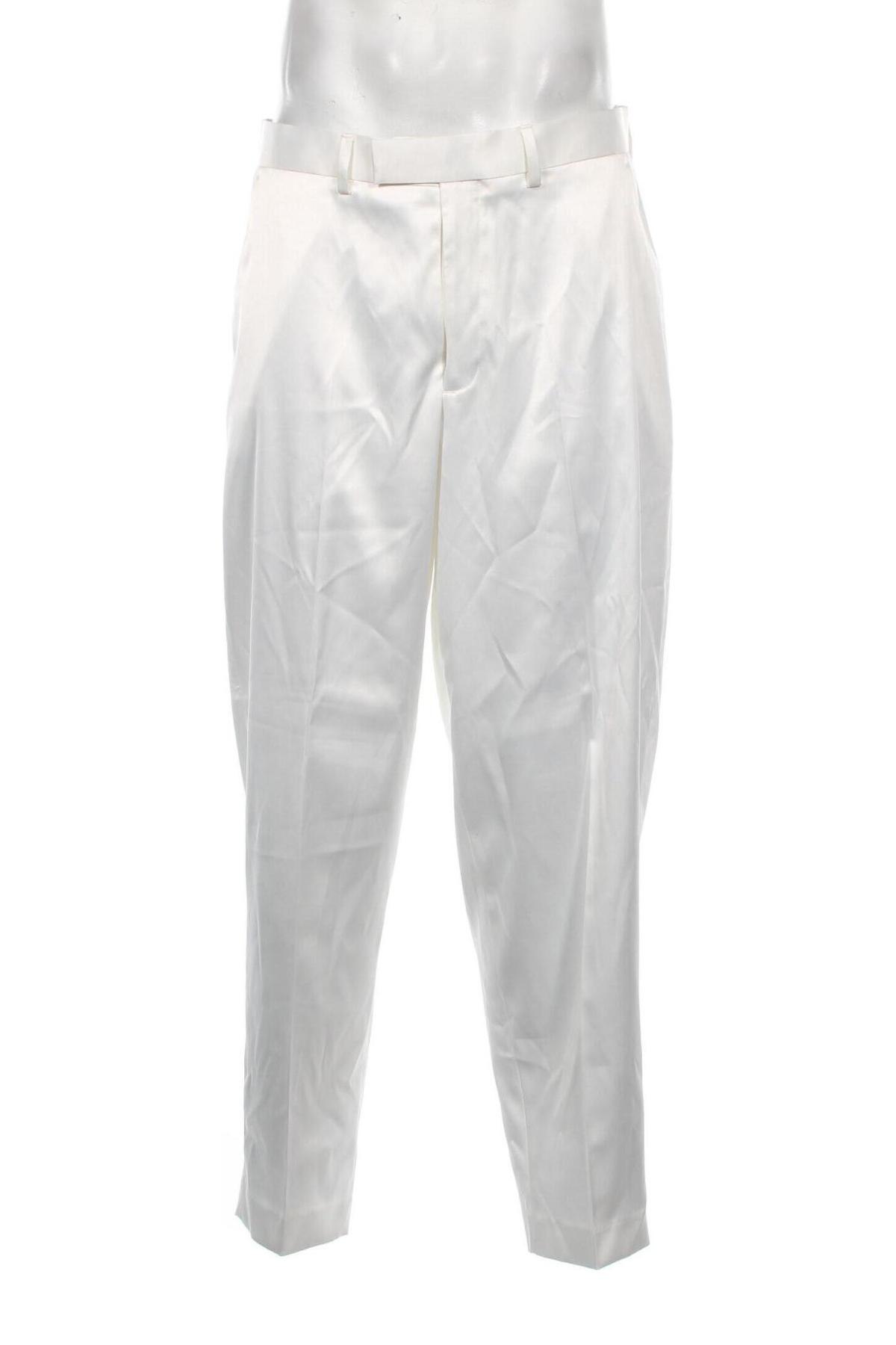 Мъжки панталон ASOS, Размер L, Цвят Бял, Цена 87,00 лв.