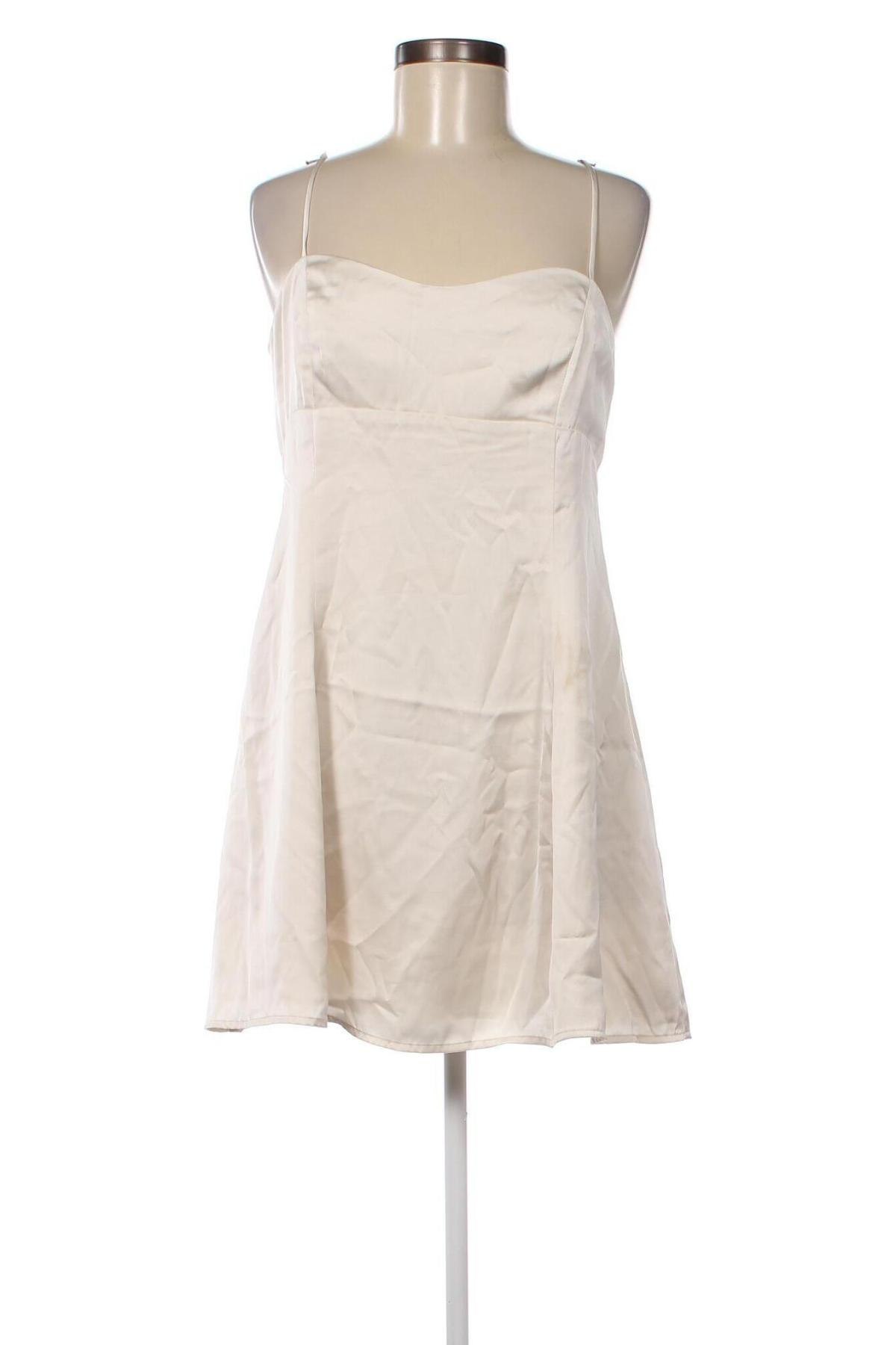 Kleid Gina Tricot, Größe L, Farbe Ecru, Preis 9,19 €