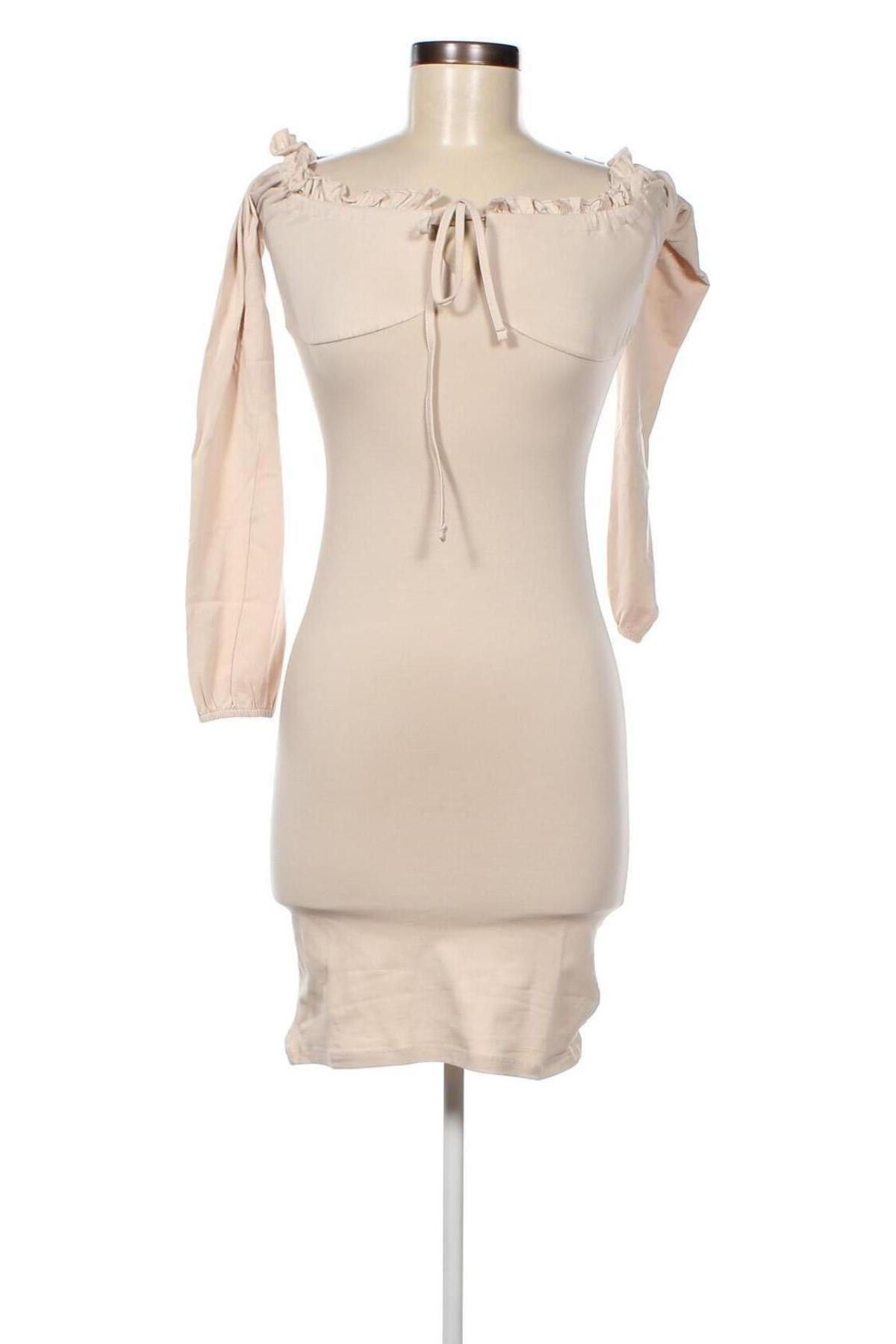 Φόρεμα Nly Trend, Μέγεθος XXS, Χρώμα  Μπέζ, Τιμή 3,56 €