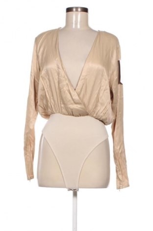 Damenbluse-Body NA-KD, Größe S, Farbe Beige, Preis 22,49 €