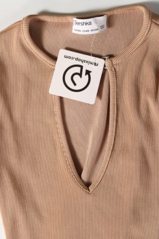 Damen Shirt Bershka, Größe XS, Farbe Beige, Preis € 3,99