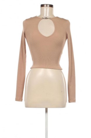 Damen Shirt Bershka, Größe XS, Farbe Beige, Preis 3,99 €