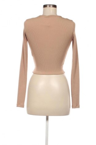 Damen Shirt Bershka, Größe XS, Farbe Beige, Preis € 3,99