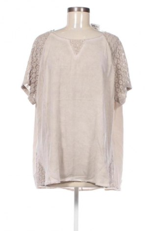 Damen Shirt Gina Laura, Größe 3XL, Farbe Beige, Preis 10,99 €