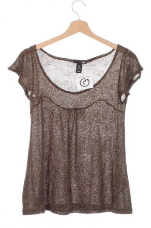 Damen Shirt H&M, Größe XS, Farbe Golden, Preis 4,99 €