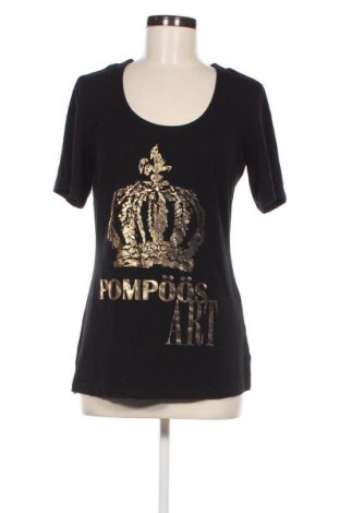 Дамска блуза Pompoos Design By Harald Gloockler, Размер M, Цвят Черен, Цена 24,00 лв.