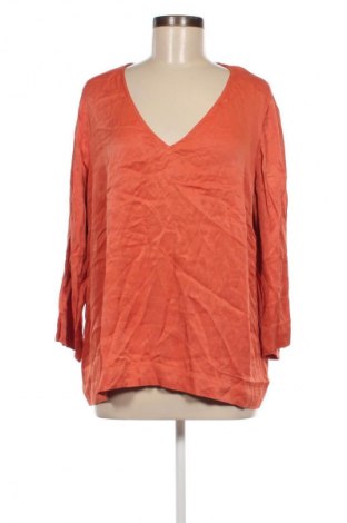 Дамска блуза Violeta by Mango, Размер XXL, Цвят Оранжев, Цена 27,29 лв.