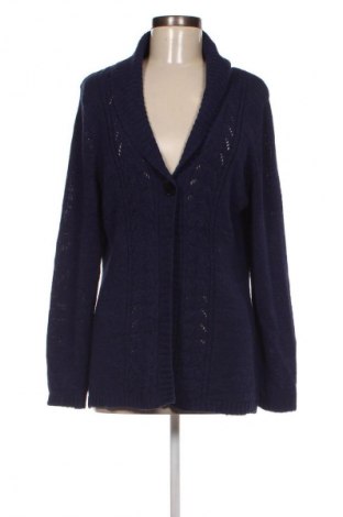 Cardigan de damă Canda, Mărime L, Culoare Albastru, Preț 38,99 Lei