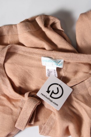 Damen Strickjacke Creation L, Größe M, Farbe Beige, Preis € 4,99