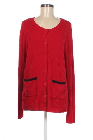 Damen Strickjacke Manguun, Größe XL, Farbe Rot, Preis 4,99 €