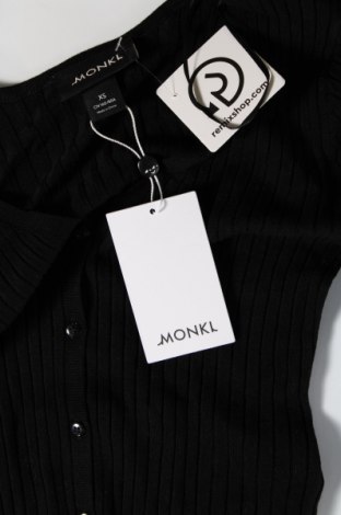 Дамска жилетка Monki, Размер XS, Цвят Черен, Цена 18,99 лв.