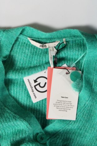 Cardigan de damă Steps, Mărime L, Culoare Verde, Preț 59,49 Lei