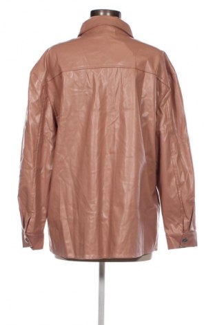 Damen Lederhemd Sixth June, Größe L, Farbe Beige, Preis € 8,99