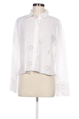 Γυναικείο πουκάμισο Gina Tricot, Μέγεθος S, Χρώμα Λευκό, Τιμή 23,71 €