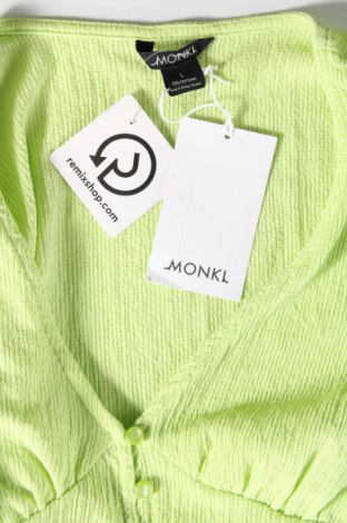 Damenbluse Monki, Größe L, Farbe Grün, Preis 6,99 €