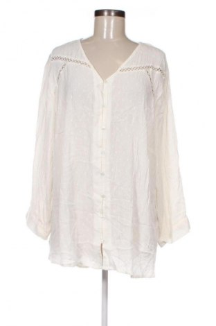 Γυναικείο πουκάμισο ONLY Carmakoma, Μέγεθος XXL, Χρώμα Λευκό, Τιμή 16,60 €