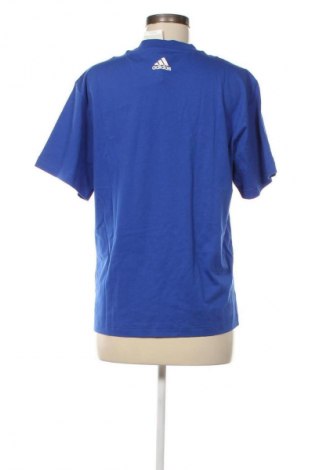 Γυναικείο t-shirt Adidas, Μέγεθος L, Χρώμα Μπλέ, Τιμή 31,99 €