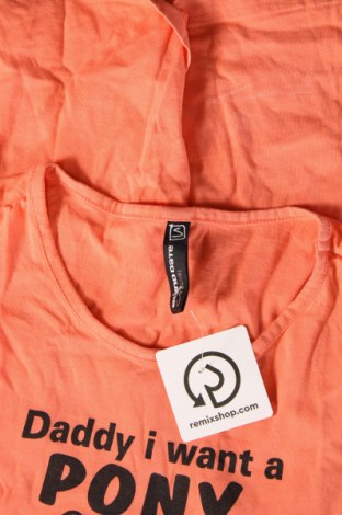 Damen T-Shirt Blind Date, Größe S, Farbe Orange, Preis 2,99 €